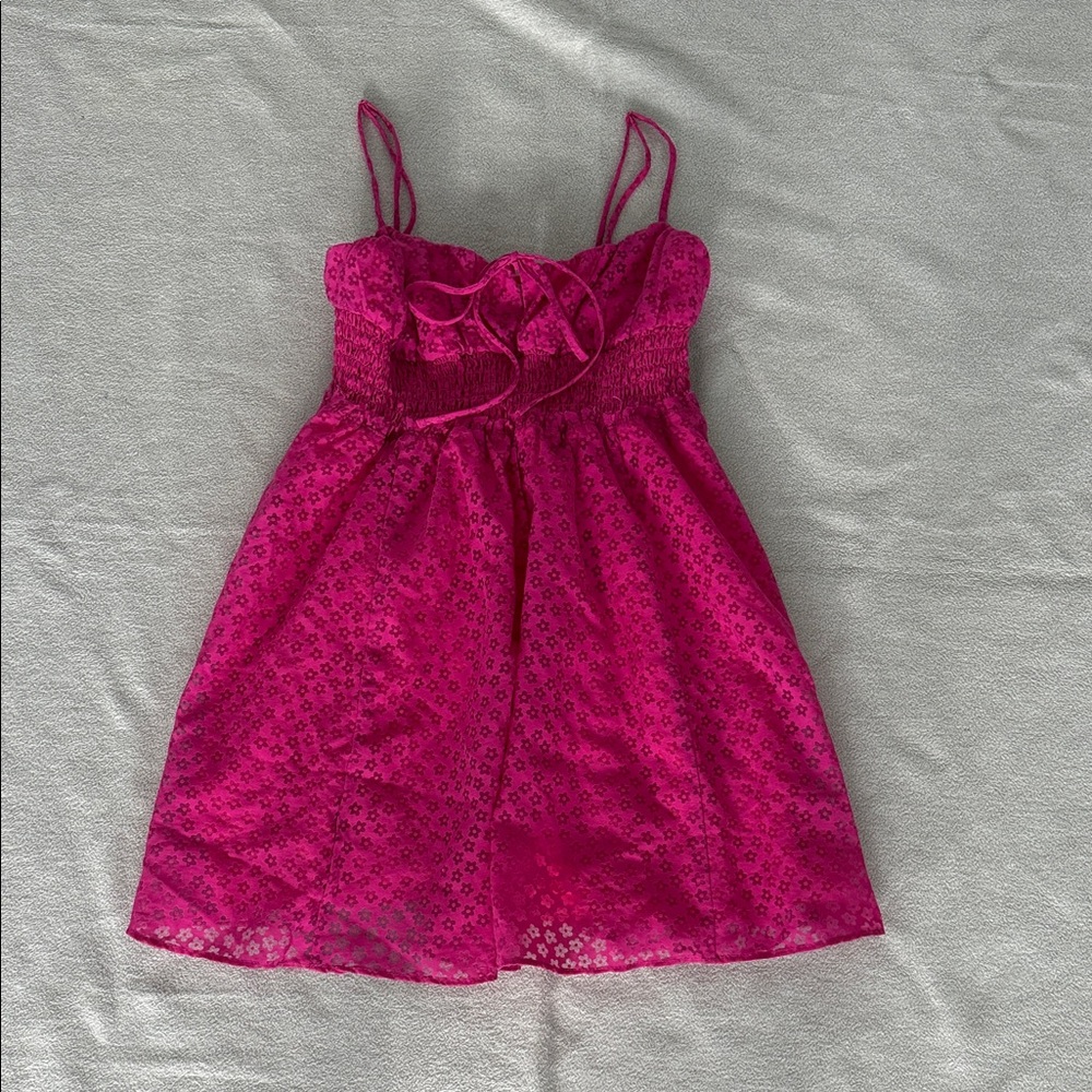 Urban Outfitters Pink Flower Dress